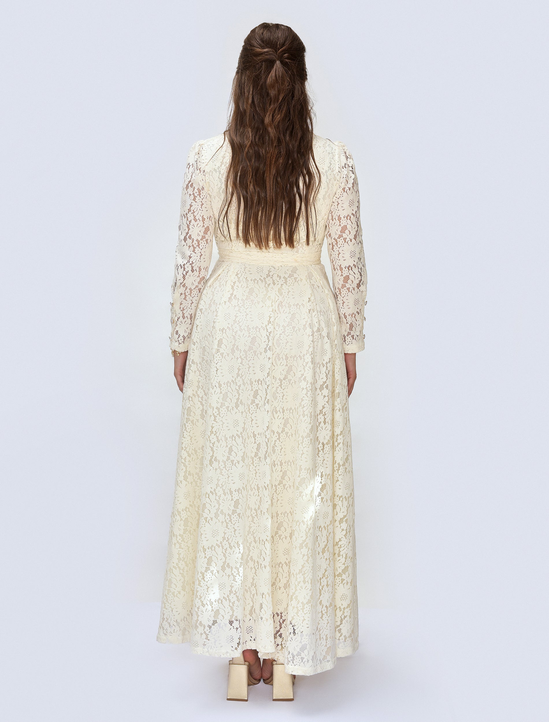 Ivory lace dress