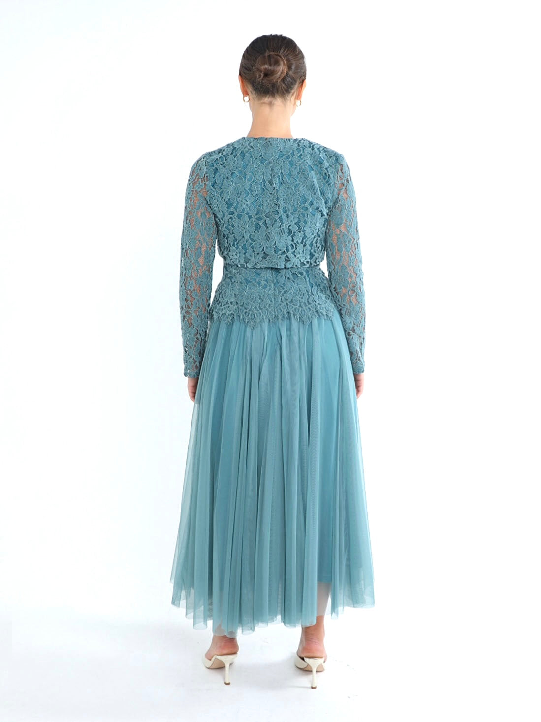 فستان فيروزي