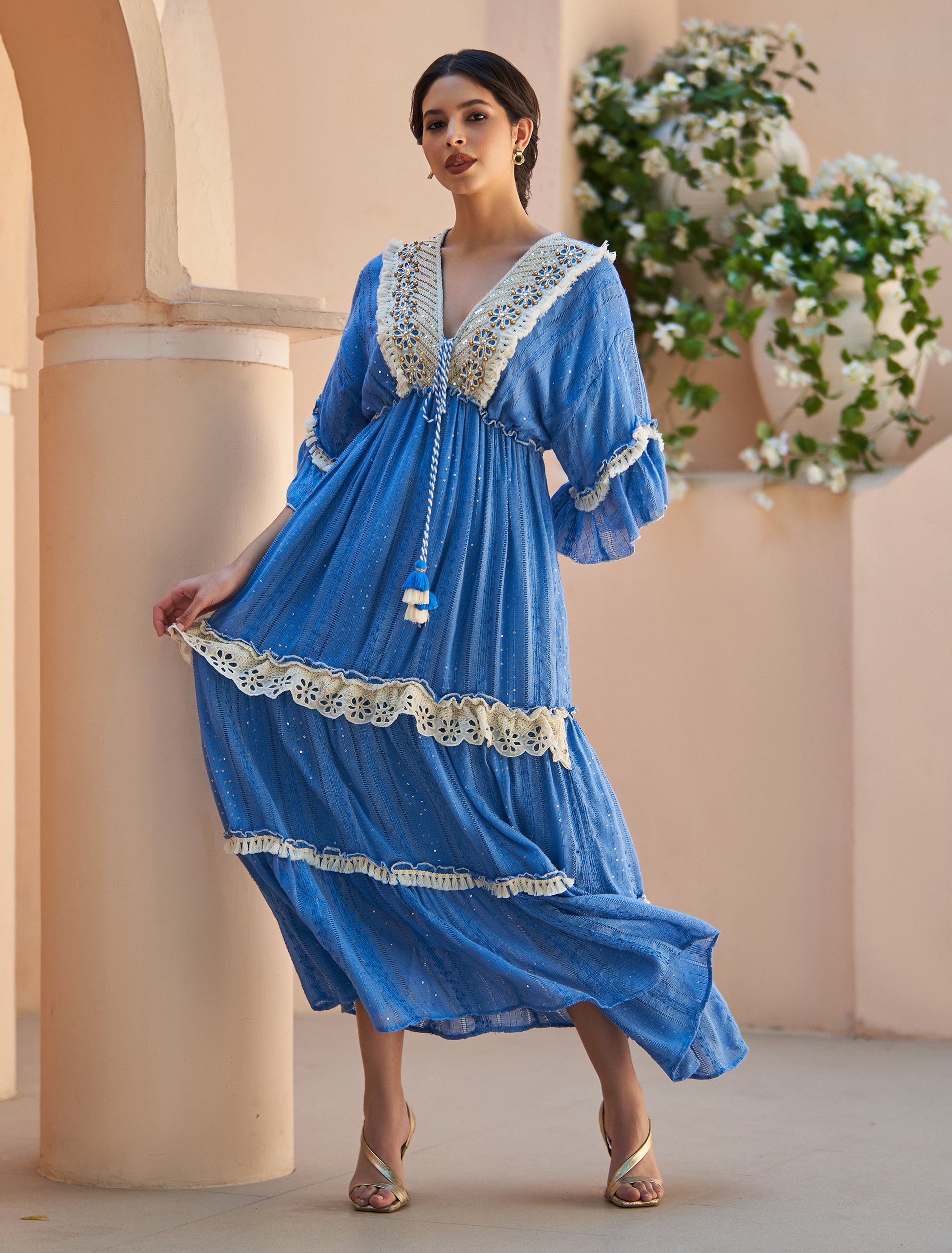 فستان جرس عودي