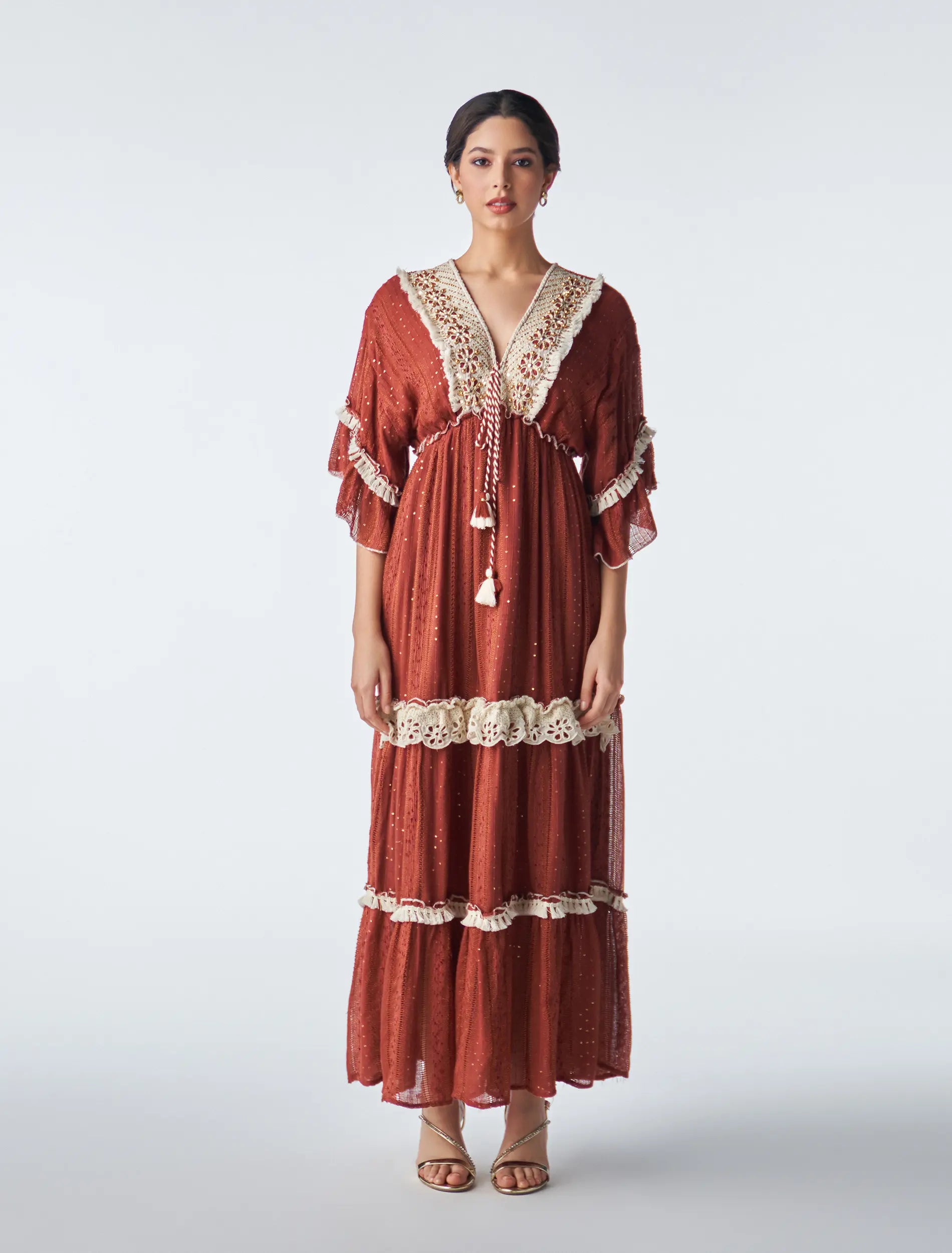 فستان جرس عودي