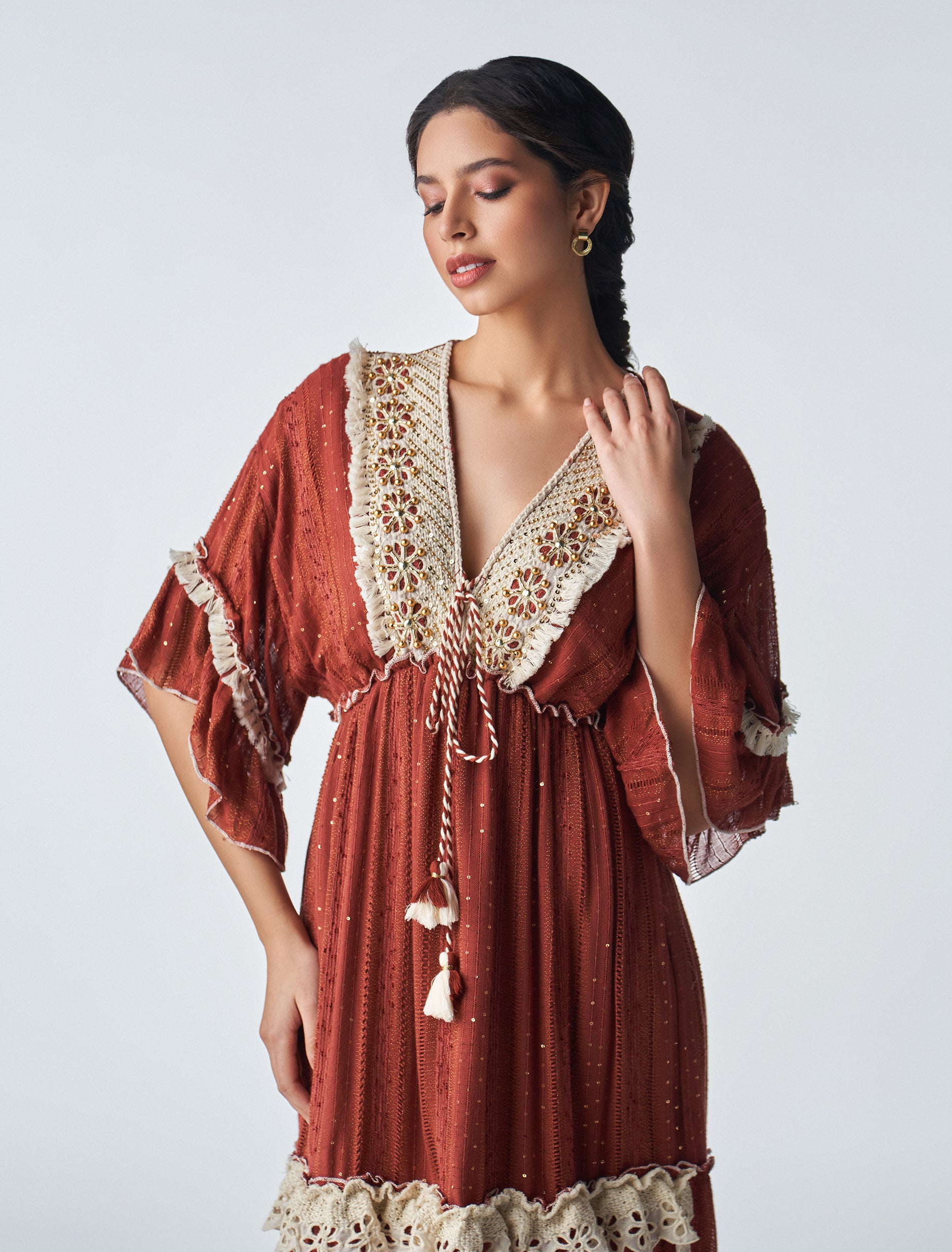 فستان جرس عودي