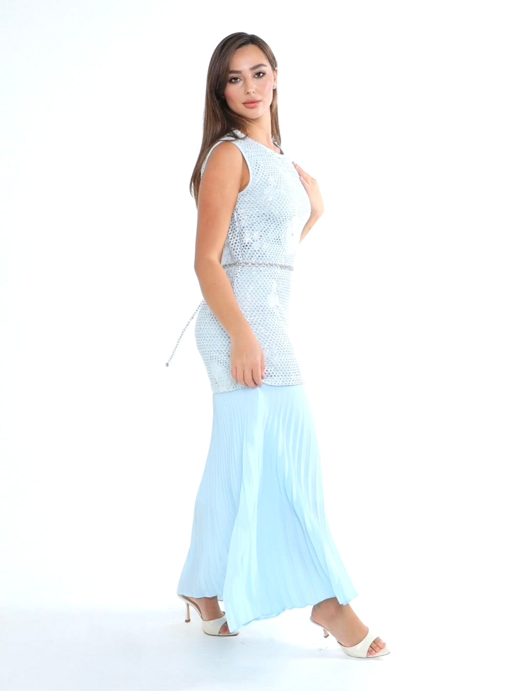 Lorine Sky Blue Dress