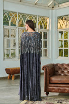 Shalky | Suzette Dress-Dark Gray Evening Dress