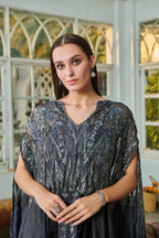 Shalky | Suzette Dress-Dark Gray Evening Dress