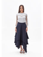 23023 white top &amp; 23024 blue skirt (2)