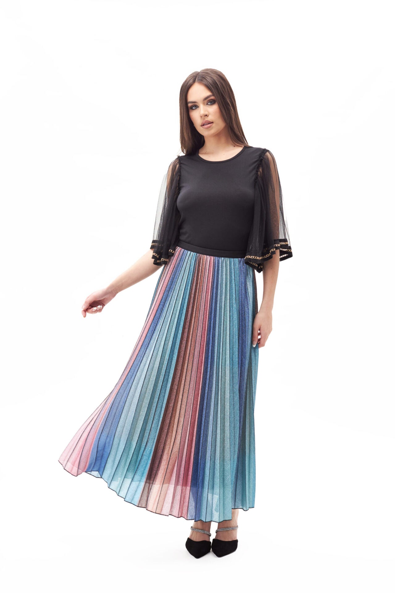 23050 Top &#038; 23051 skirt print (6)