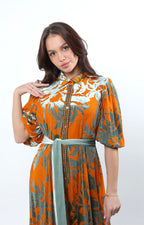 Orange brasso dress