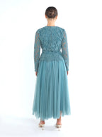 فستان فيروزي