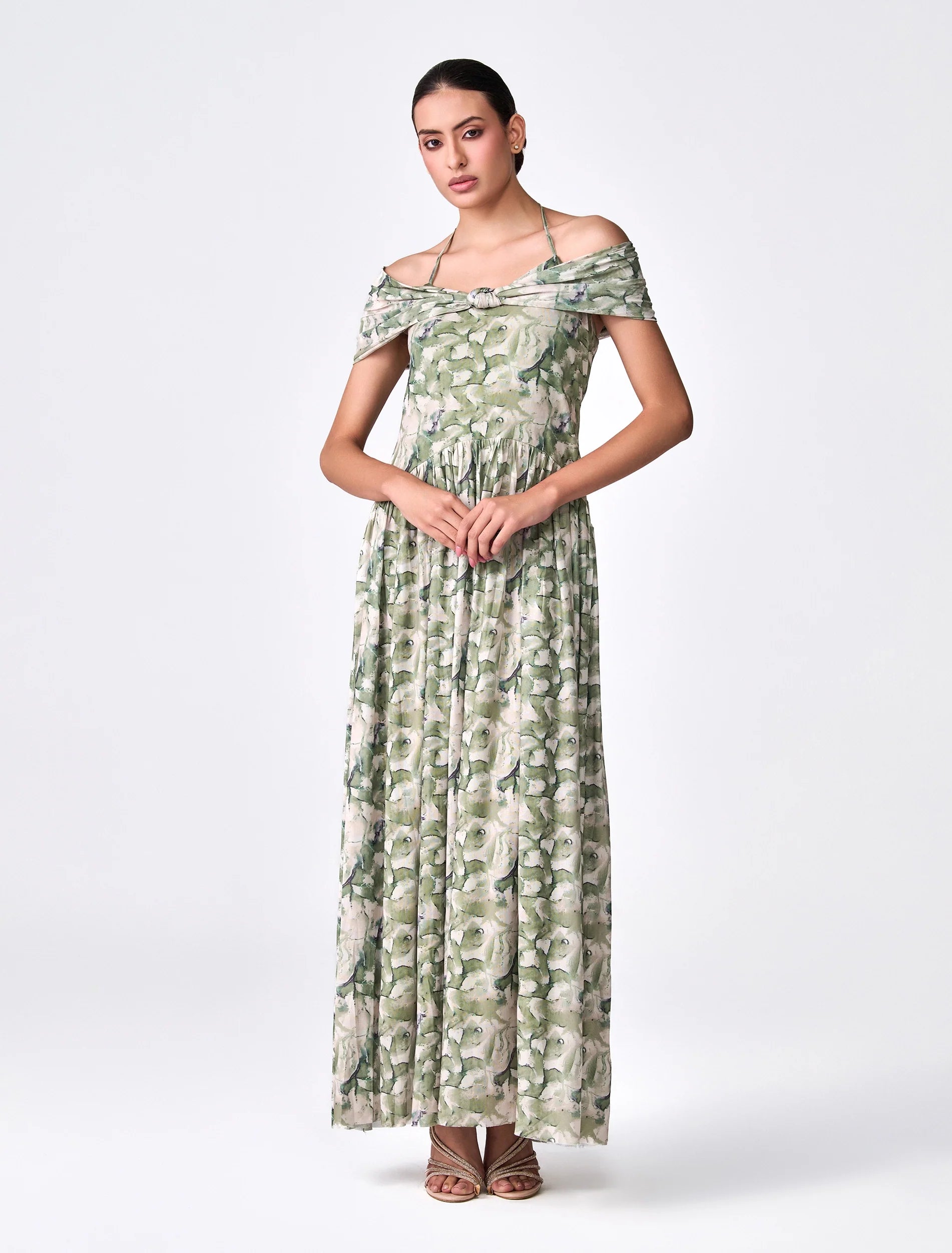 Selene Dress - Sage Green