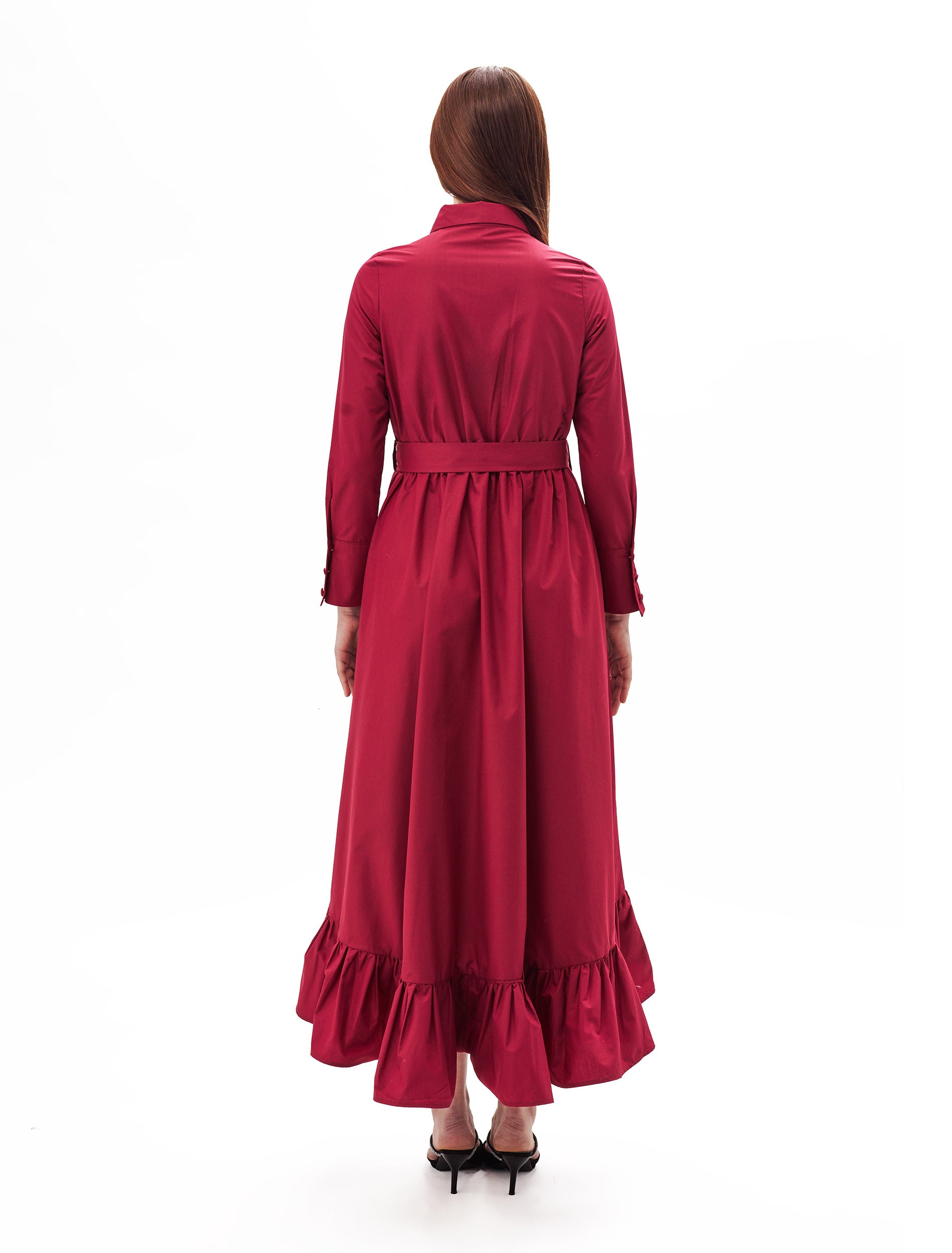 فستان ايلوريت احمر