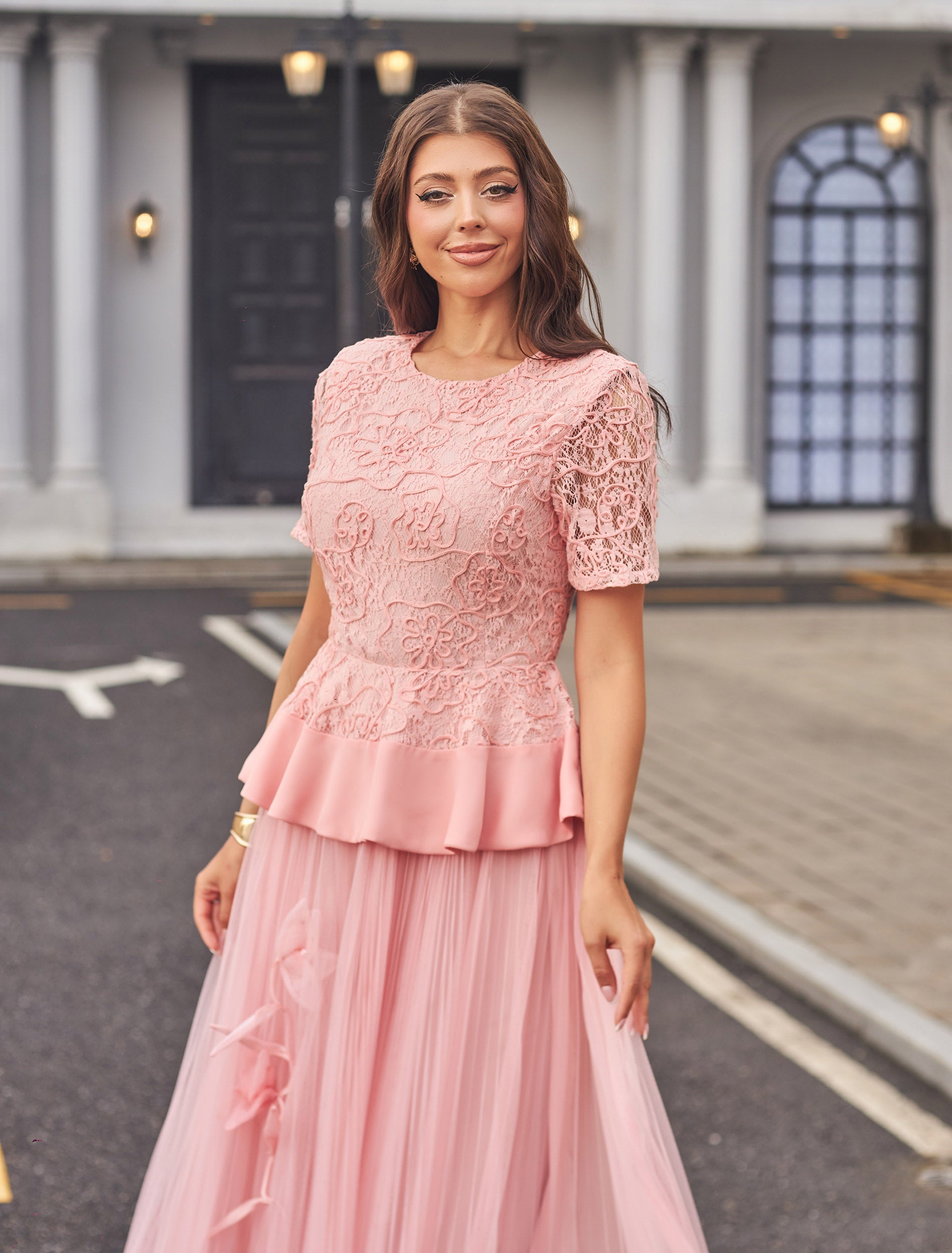 فستان رومانس بلَش