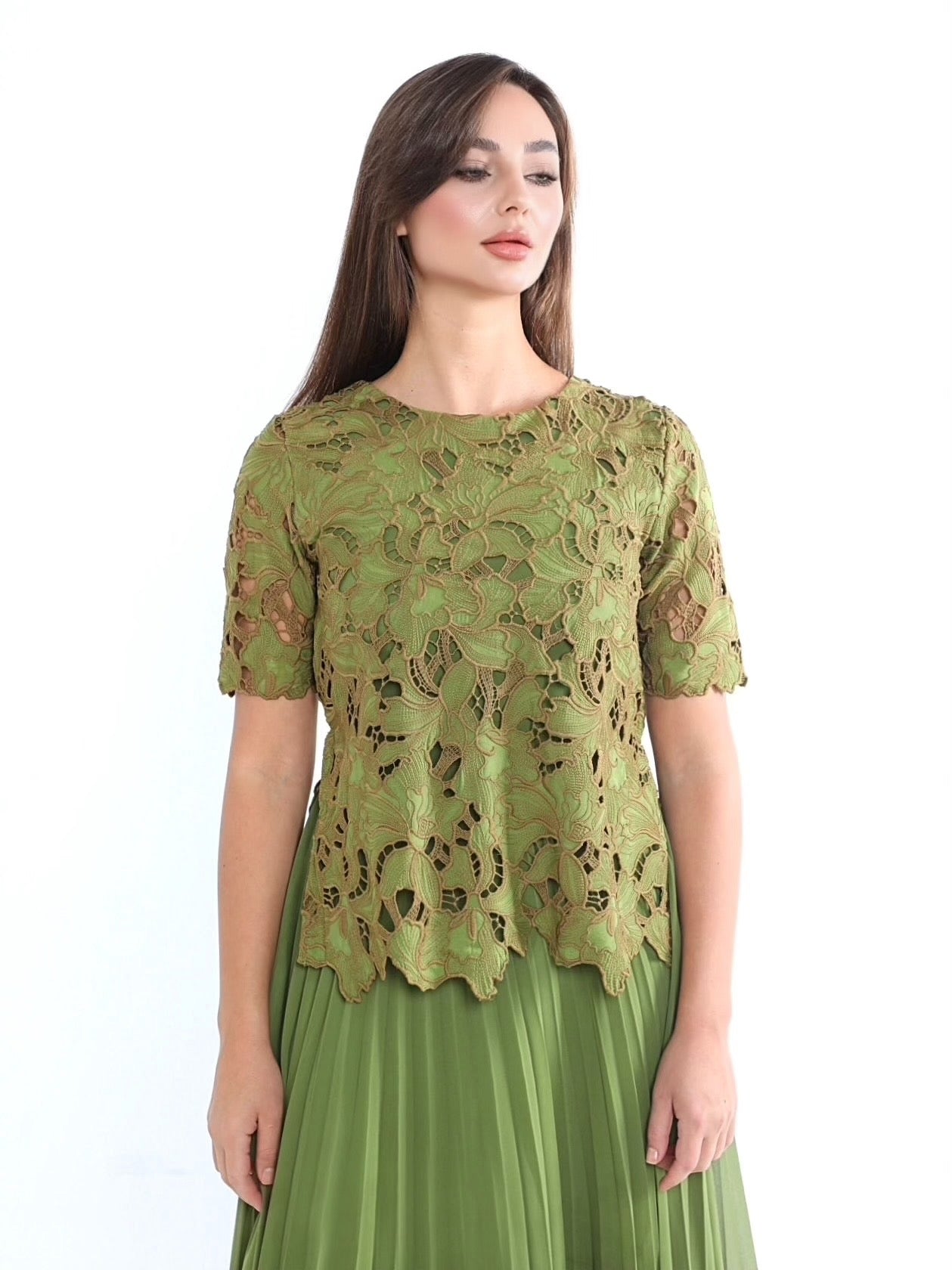 Alinta Green Dress