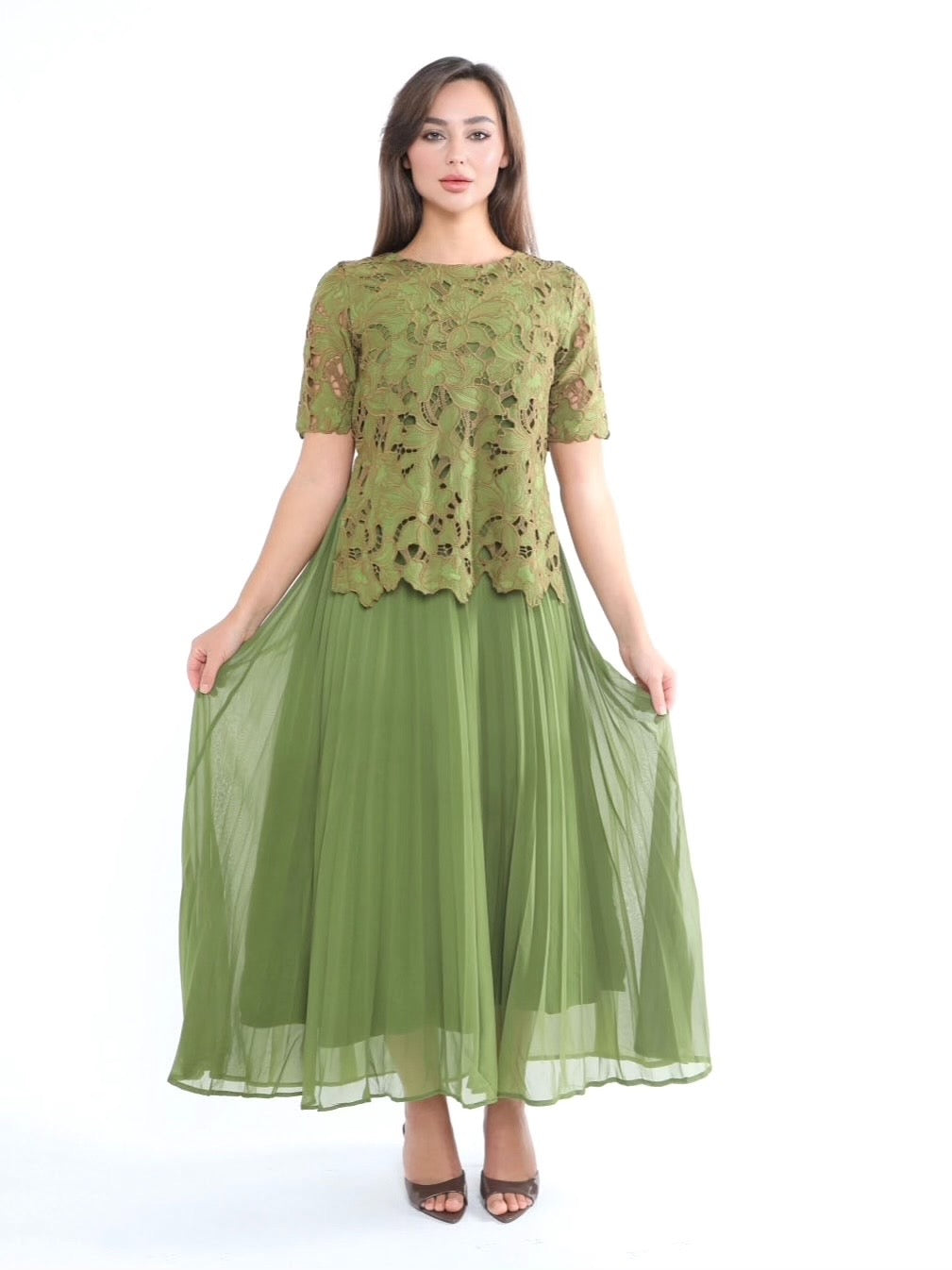 Alinta Green Dress