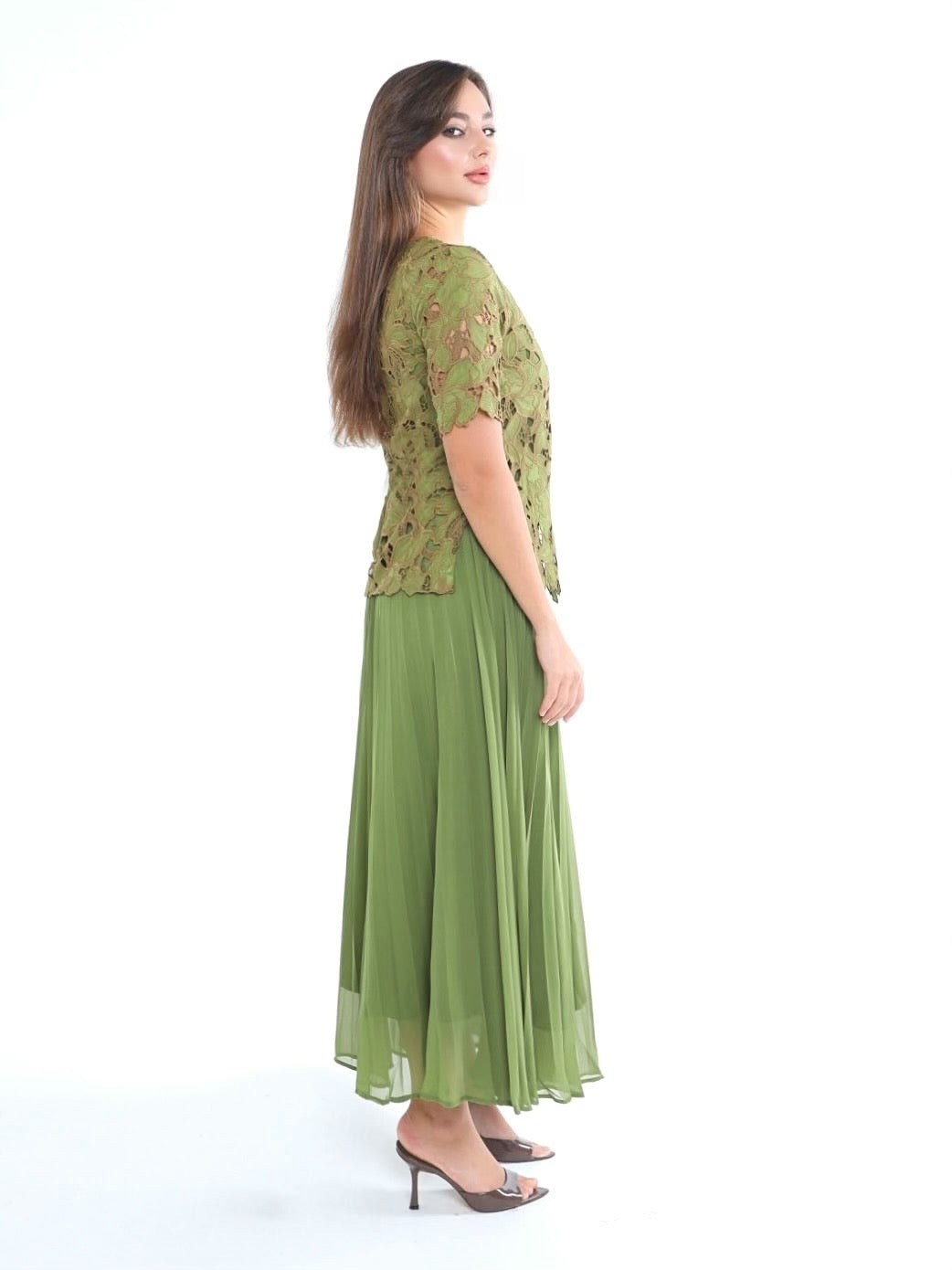 Alinta Green Dress