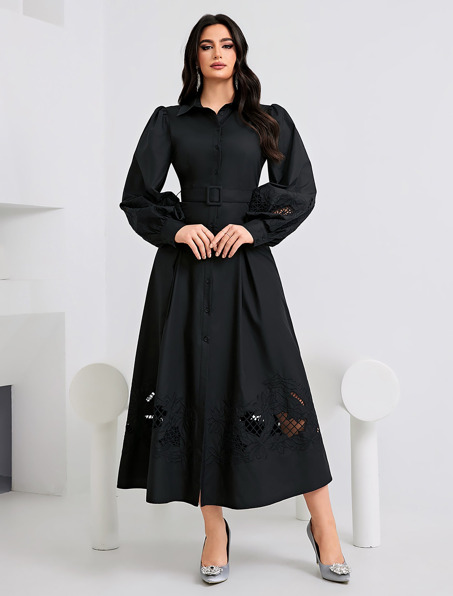 فستان سلوي اصفر