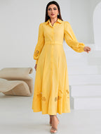 فستان سلوي اصفر