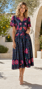 Midnight Bloom Dress