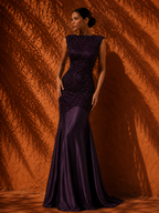 Camellia Dress - Burgundy