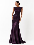 Camellia Dress - Burgundy