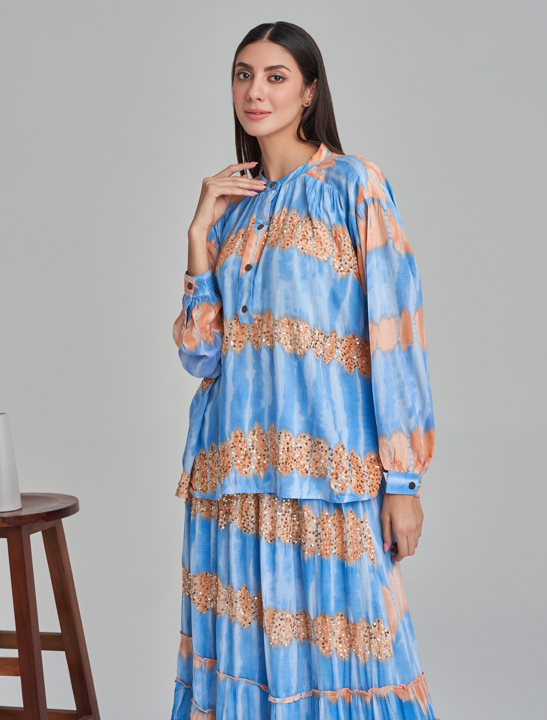 W41 blouse &amp; W40 skirt (1)