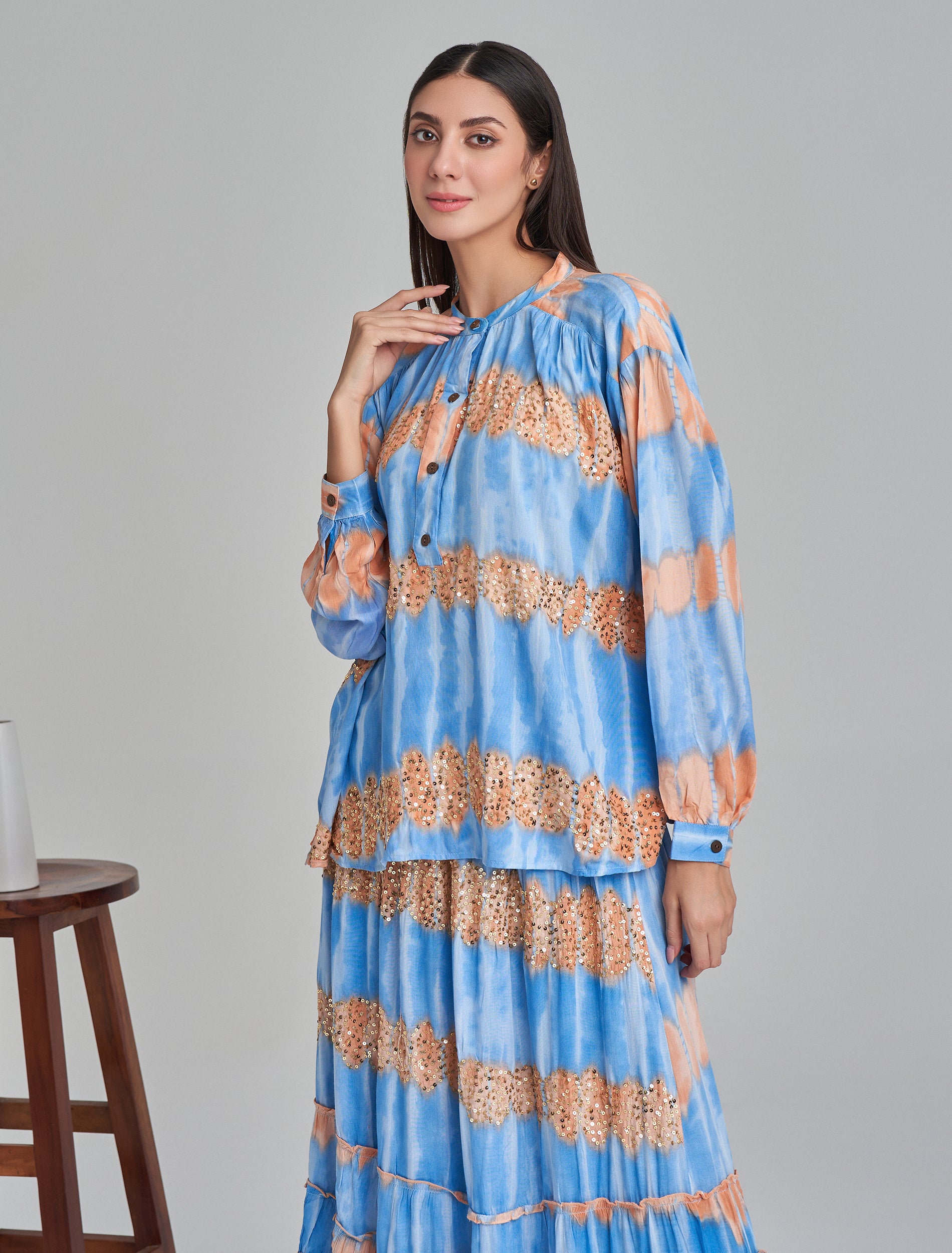 W41 blouse &amp; W40 skirt (1)