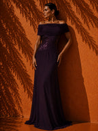 Oriana Dress - Burgundy